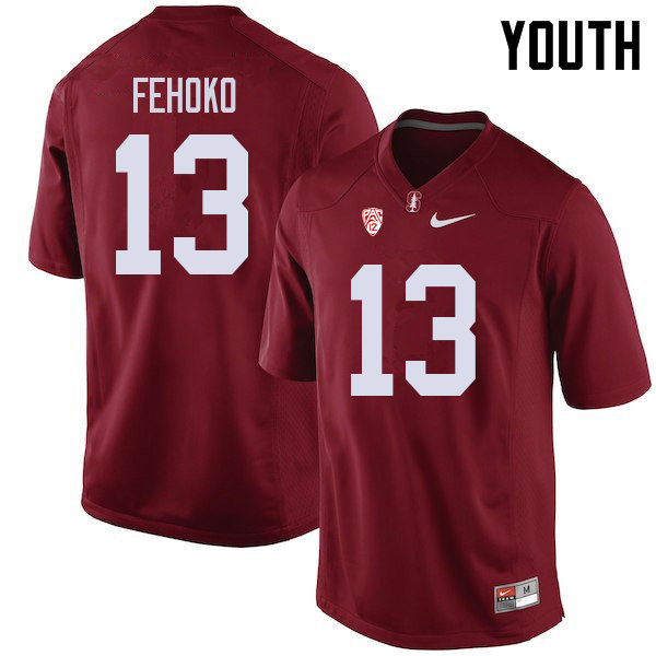 Youth #13 Simi Fehoko Stanford Cardinal College Football Jerseys Sale-Cardinal